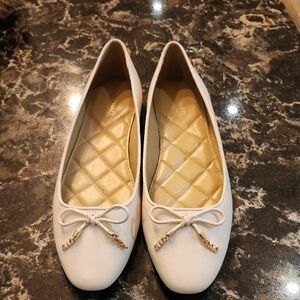 Elegant White Ballet Flats